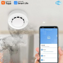 Czujnik dymu Tuya / SmartLife WiFi alarm dźwiękowy, alarm świetlny WiFi