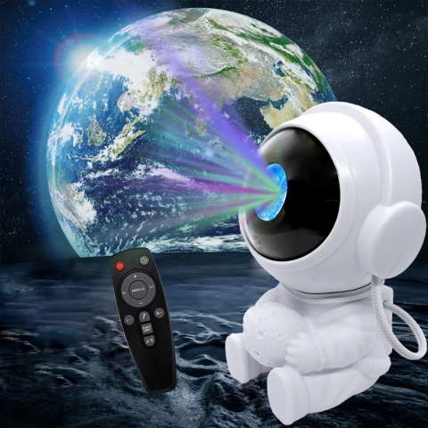 Projektor Gwiazd LED – Astronauta z Pilotem