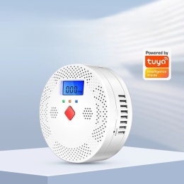 Detektor Tlenku Węgla Tuya - Czujnik CO Czad - Smart Life WiFi Smart