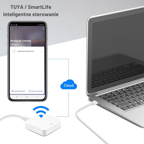 Inteligentna bramka ZigBee 3.0 + Wi‑Fi (Tuya / Smart Life)