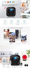 Iteligentny System Alarmowy SIM/WiFi/GSM Tuya Smart