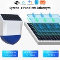 Zewnętrzna Solarna Syrena Alarmowa WIFI - SMART LIFE - TUYA