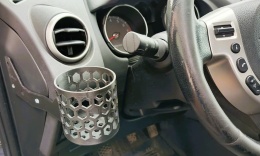 Cup Holder 3D do Nissan Qashqai J10 (2006–2013) – LEWY – kierowca