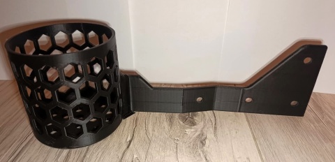 Cup Holder 3D do Nissan Qashqai J10 (2006–2013) – LEWY – kierowca